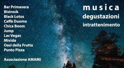 SABATO 21 SETTEMBRE 2019: “Notte di fine Estate”