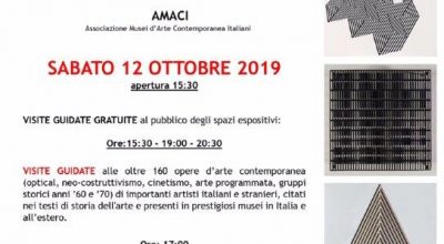 Sabato 12 ottobre 2019: Museo Civico d’Arte Contemporanea “Umbro Apollonio” Aperto