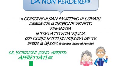 CORSI DI ATTIVITA’ FISICA PER PERSONE CON PIU’ DI 60 ANNI