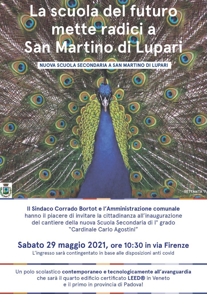 Inaugurazione  del cantiere della nuova scuola secondaria di 1° grado “Cardinale Carlo Agostini”