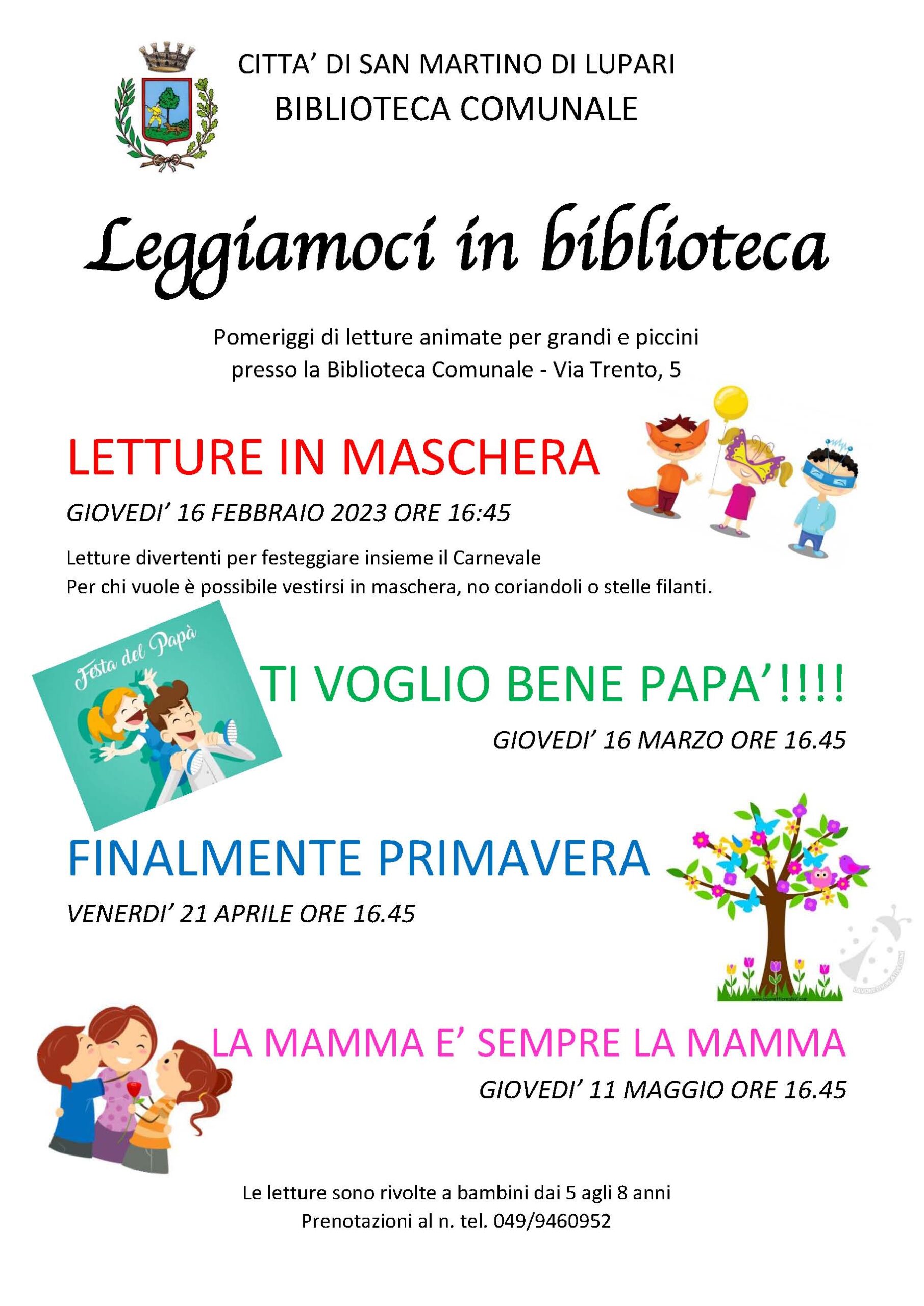 Leggiamoci in biblioteca
