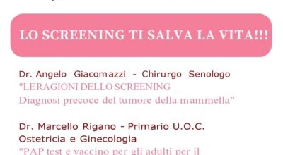INCONTRO: IL CANCRO E’ CURABILE E PREVEDIBILE – Lunedì 13 Marzo ore 20.45