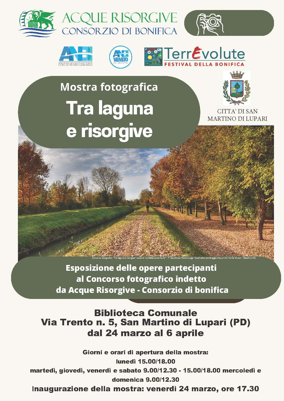 MOSTRA FOTOGRAFICA “TRA LAGUNA E RISORGIVE”