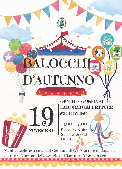 BALOCCHI D’AUTUNNO. Domenica 19 novembre