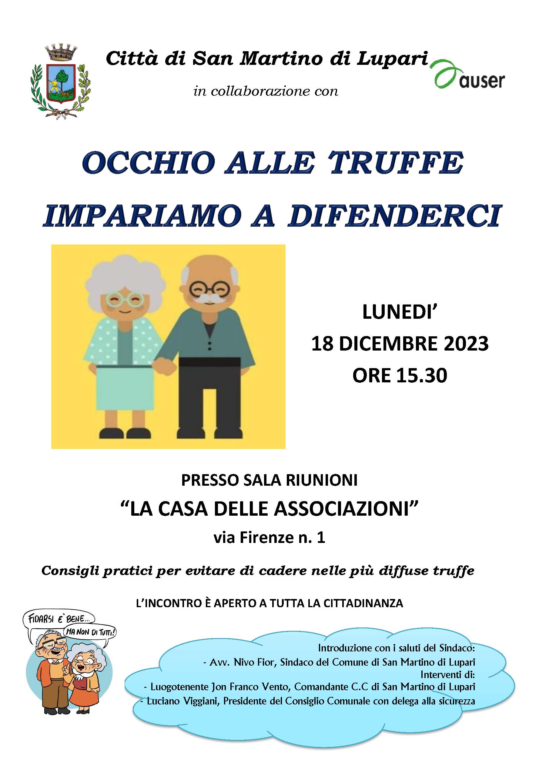 “OCCHIO ALLE TRUFFE. IMPARIAMO A DIFENDERCI”