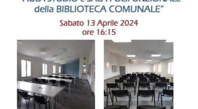 INAUGURAZIONE “AULA STUDIO E SALA POLIFUNZIONALE”