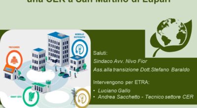 VERSO UNA COMUNITA’ ENERGETICA – INCONTRO DI INFORMAZIONE