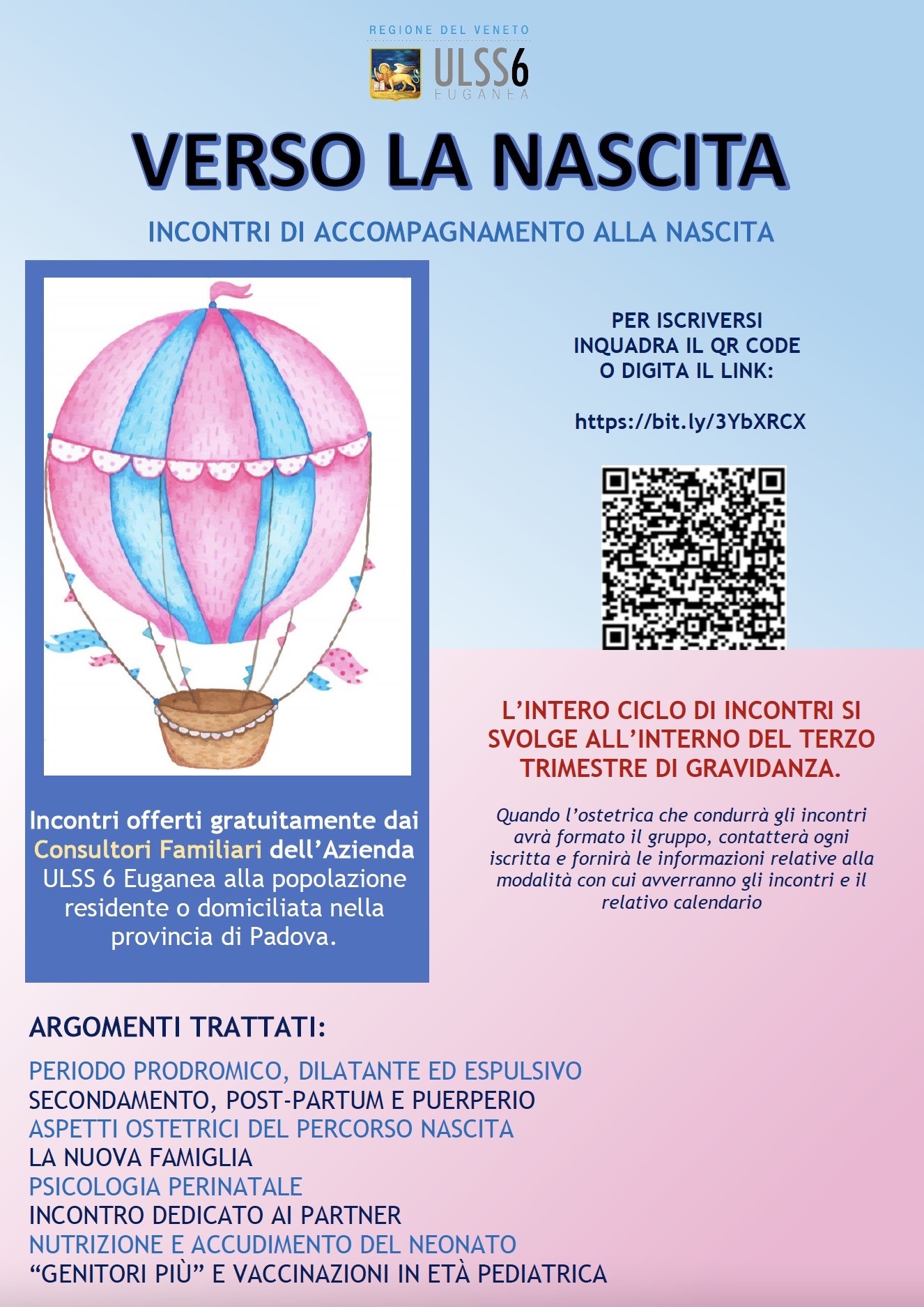 VERSO LA NASCITA – INCONTRI DI ACCOMPAGNAMENTO ALLA NASCITA