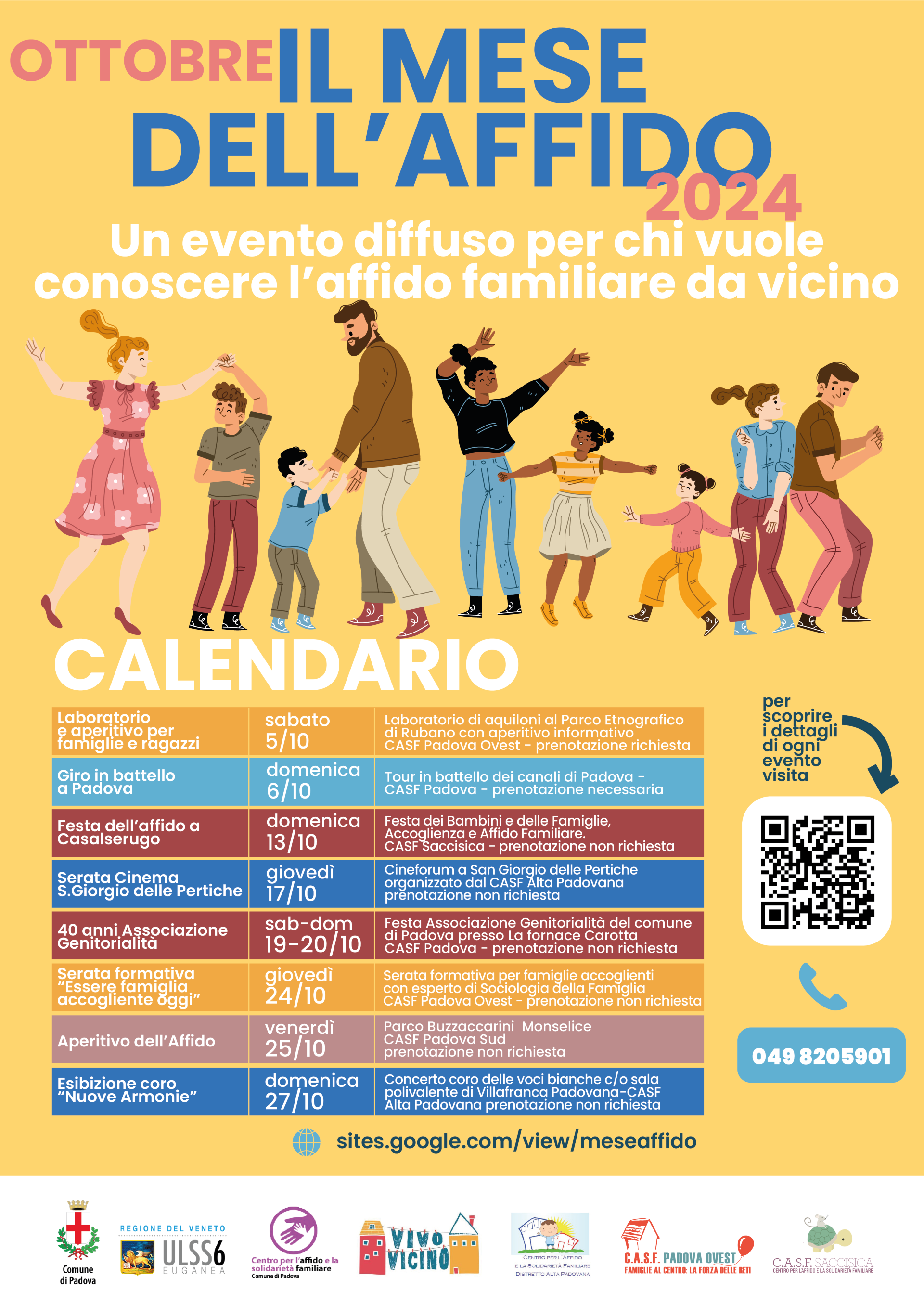 OTTOBRE IL MESE DELL’AFFIDO 2024 – Un evento diffuso per chi vuole conoscere l’affido familiare da vicino
